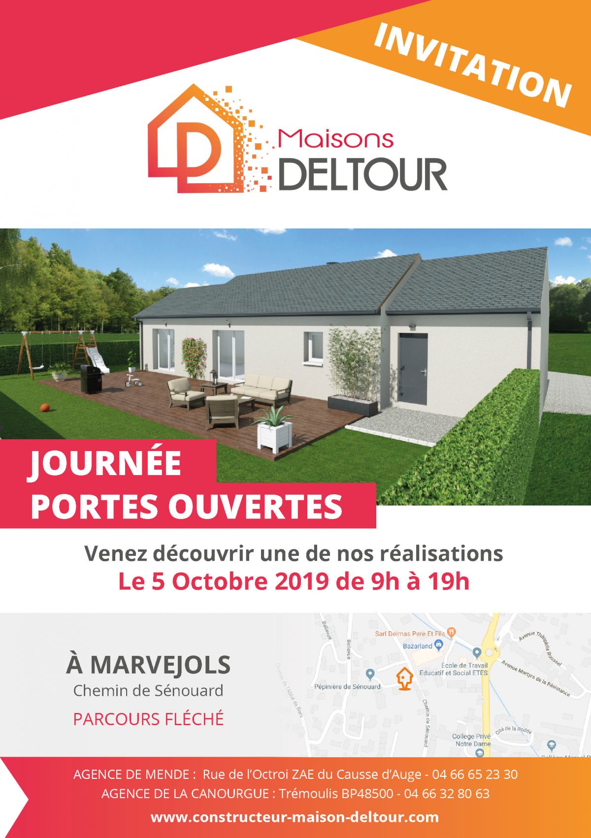 Flyer Portes Ouvertes - Maisons Deltour Flyer Portes Ouvertes - Maisons Deltour